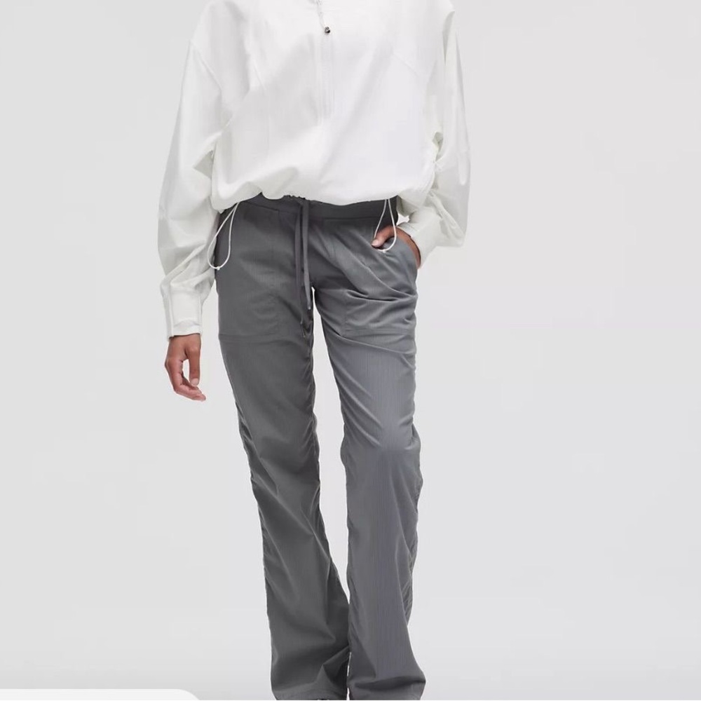 Womens Lululemon Athletica Dance Studio Pants Dark Gray